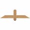 Ekena Millwork Eugene Smooth Timber Gable Bracket, Western Red Cedar, 36"W x 10"H x 3 1/2"D x 3 1/2"F, 7/12 Pitch GBW036X10X0404EUG00SWR - alternate 1